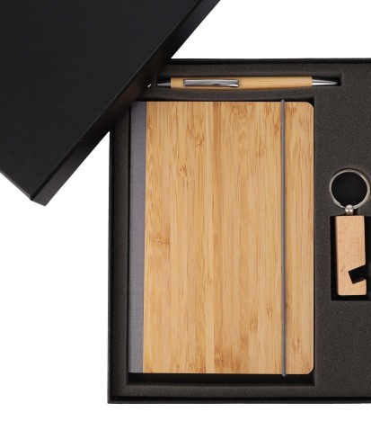 GS058 - Grey Bamboo Corporate Gift Box